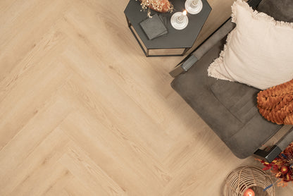 Floer Walvisgraat PVC - Bryde Bruin