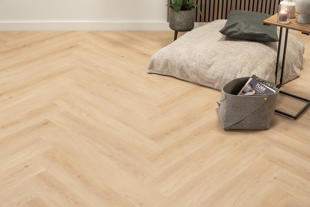 Floer Walvisgraat PVC - Cetus Crème
