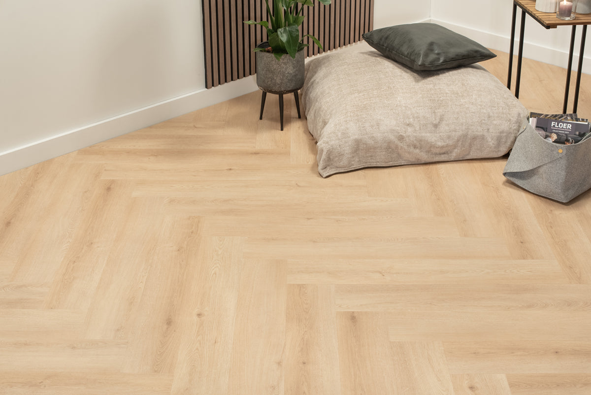 Floer Walvisgraat PVC - Cetus Crème