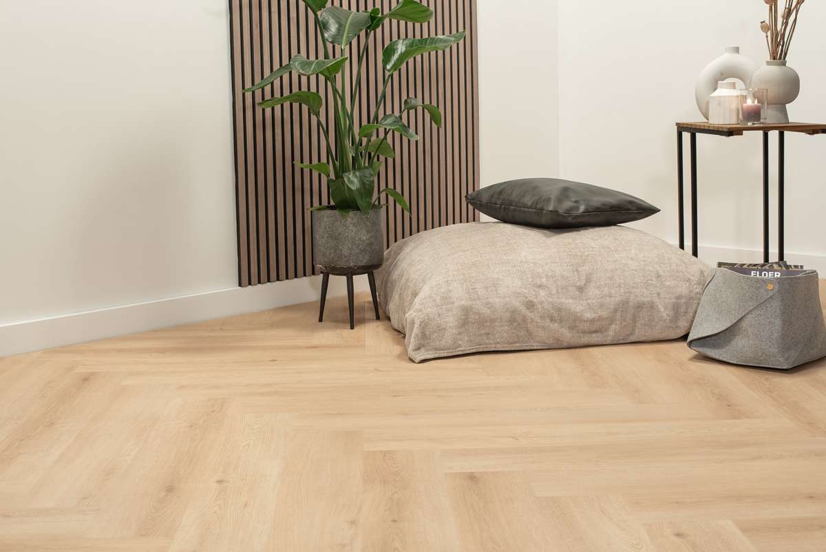 Floer Walvisgraat PVC - Cetus Crème