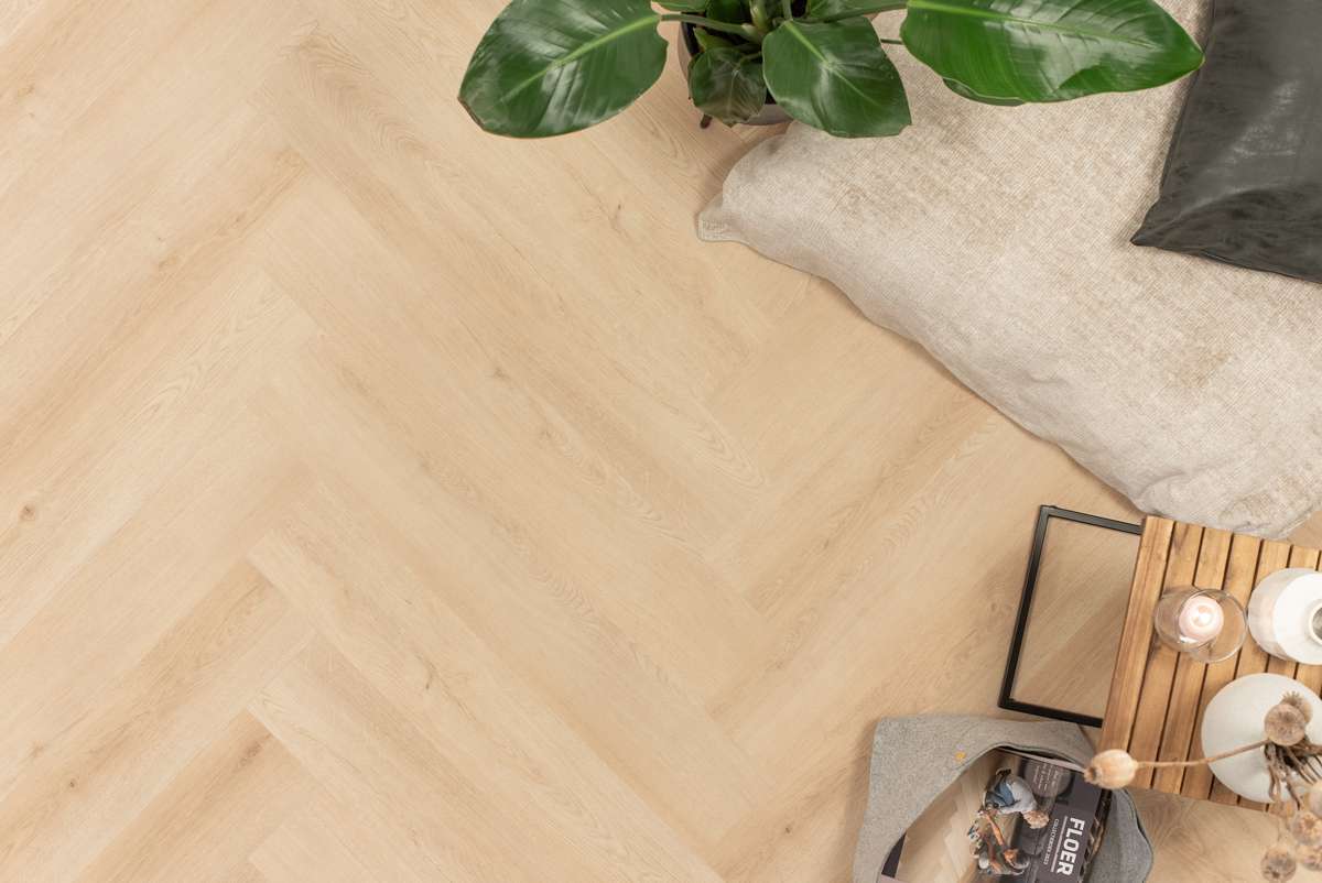 Floer Walvisgraat PVC - Cetus Crème