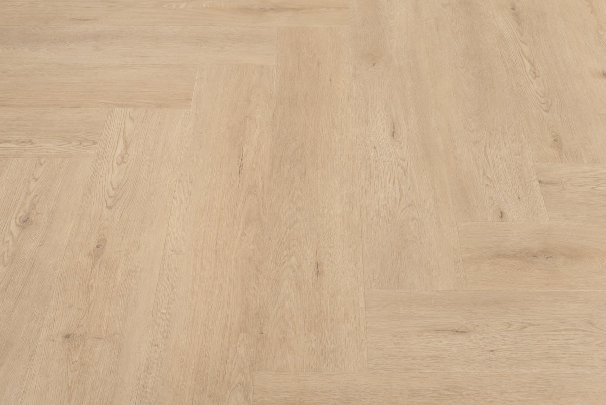 Floer Walvisgraat PVC - Gaia Grijsbeige