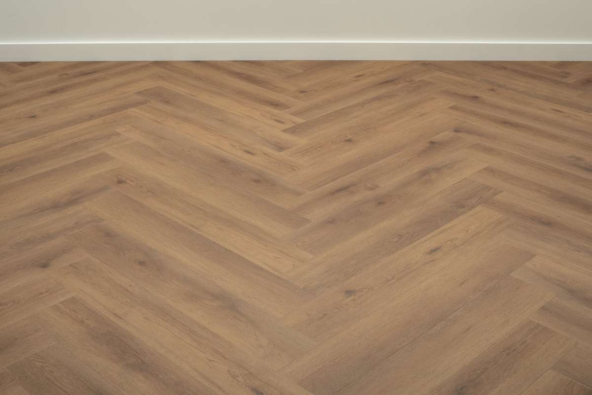 Floer Walvisgraat PVC - Narwal Nootbruin