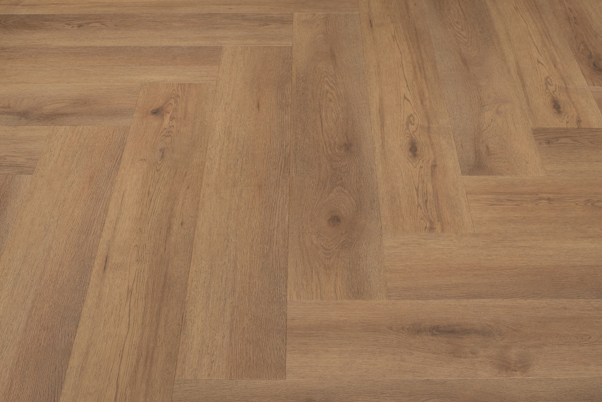 Floer Walvisgraat PVC - Narwal Nootbruin