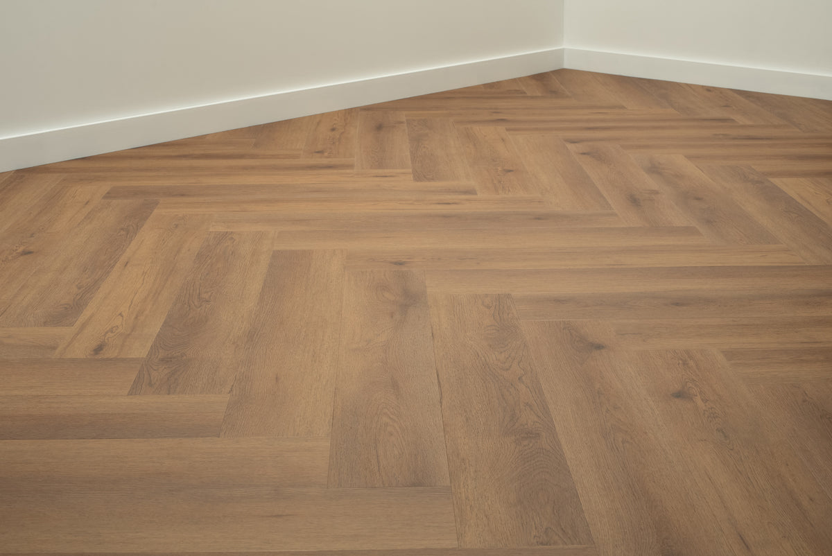 Floer Walvisgraat PVC - Narwal Nootbruin