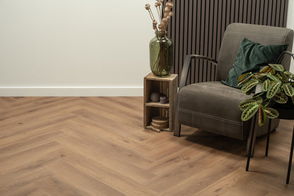 Floer Walvisgraat PVC - Narwal Nootbruin
