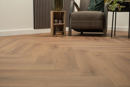 Floer Walvisgraat PVC - Narwal Nootbruin