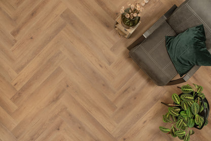Floer Walvisgraat PVC - Narwal Nootbruin