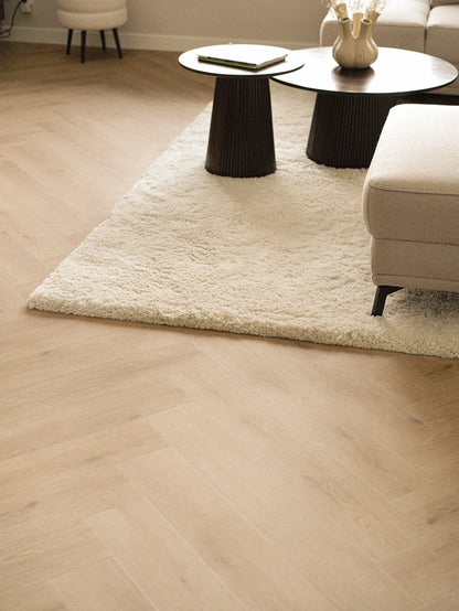 Floer Walvisgraat PVC - Bryde Bruin