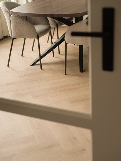 Floer Walvisgraat PVC - Bryde Bruin