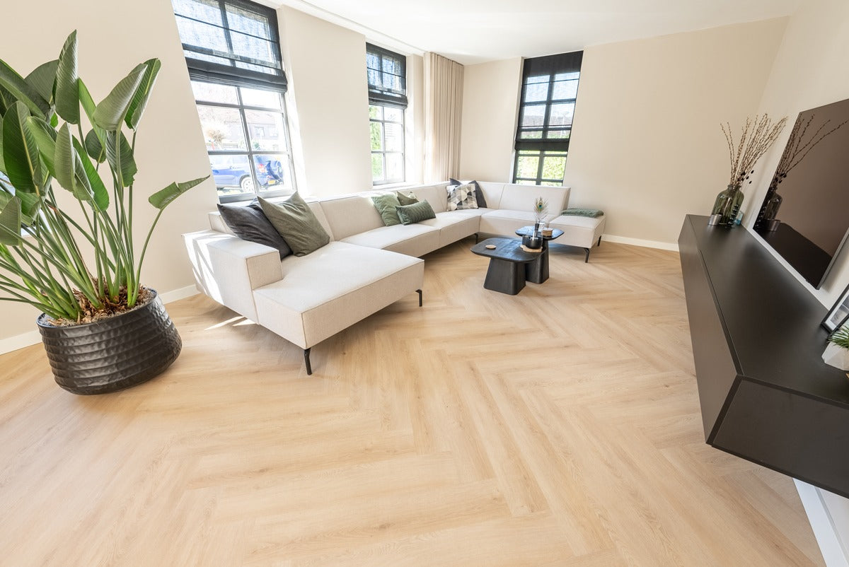 Floer Walvisgraat PVC - Cetus Crème