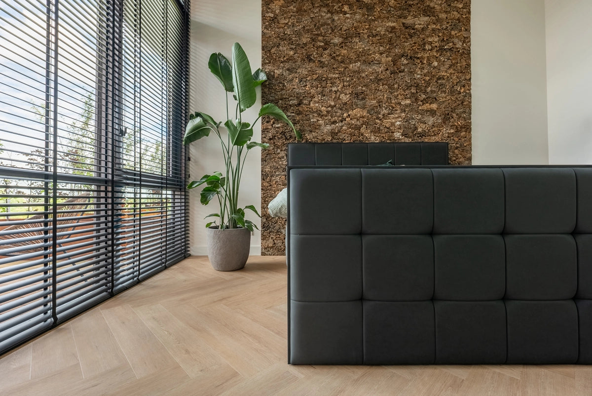 Floer Walvisgraat PVC - Gaia Grijsbeige